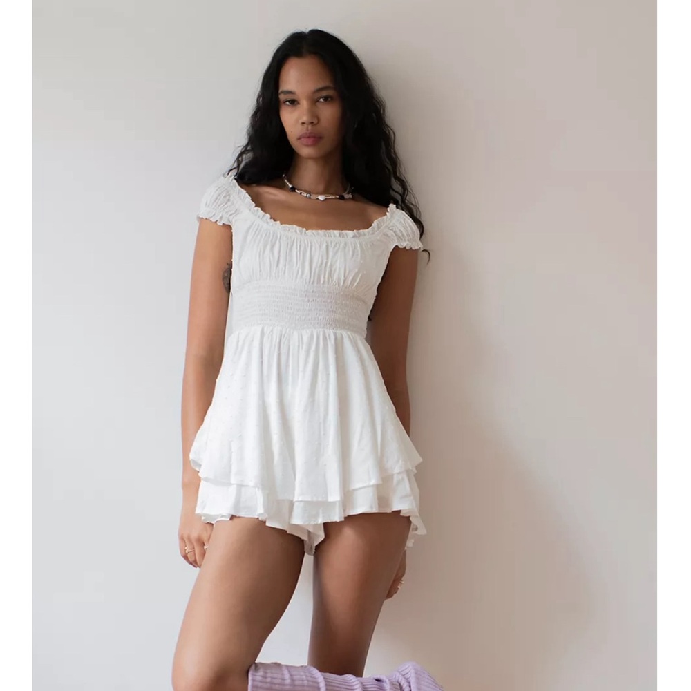 Urban Outfitters Smocked Romper
